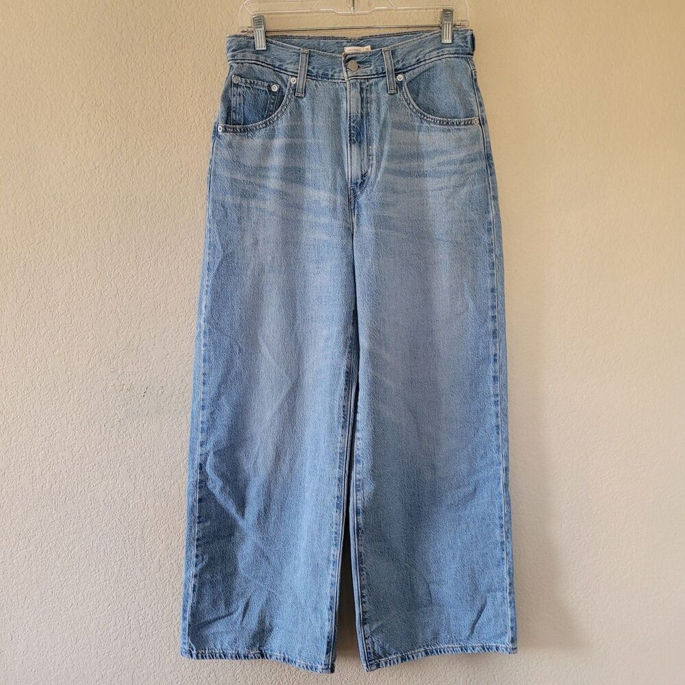 Levi's Light Blue Wide Leg Jeans